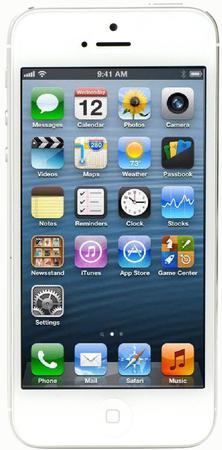 Смартфон Apple iPhone 5 64Gb White & Silver - Шарья